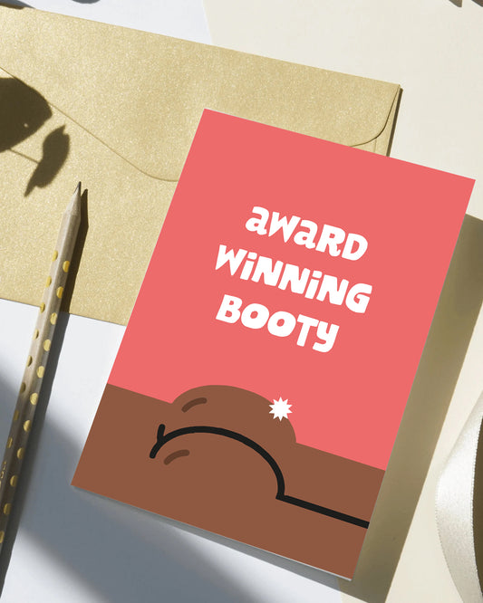 Award Winning Booty Greeting Card