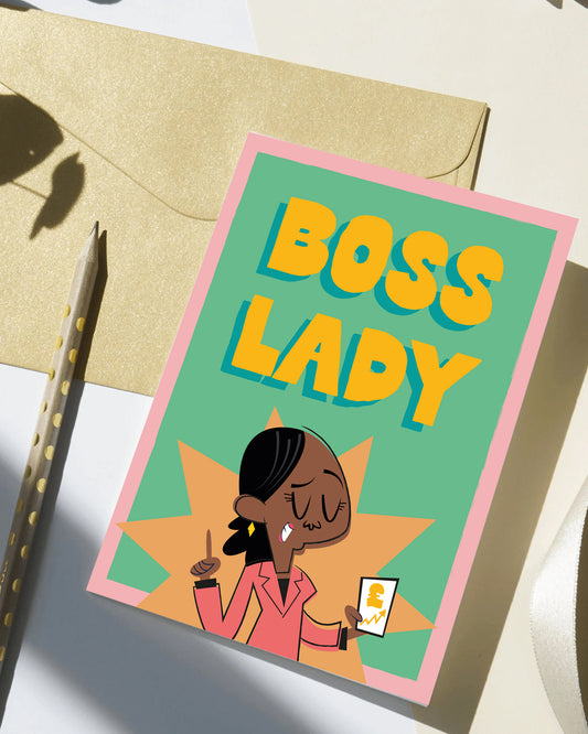 Boss Lady Greeting Card