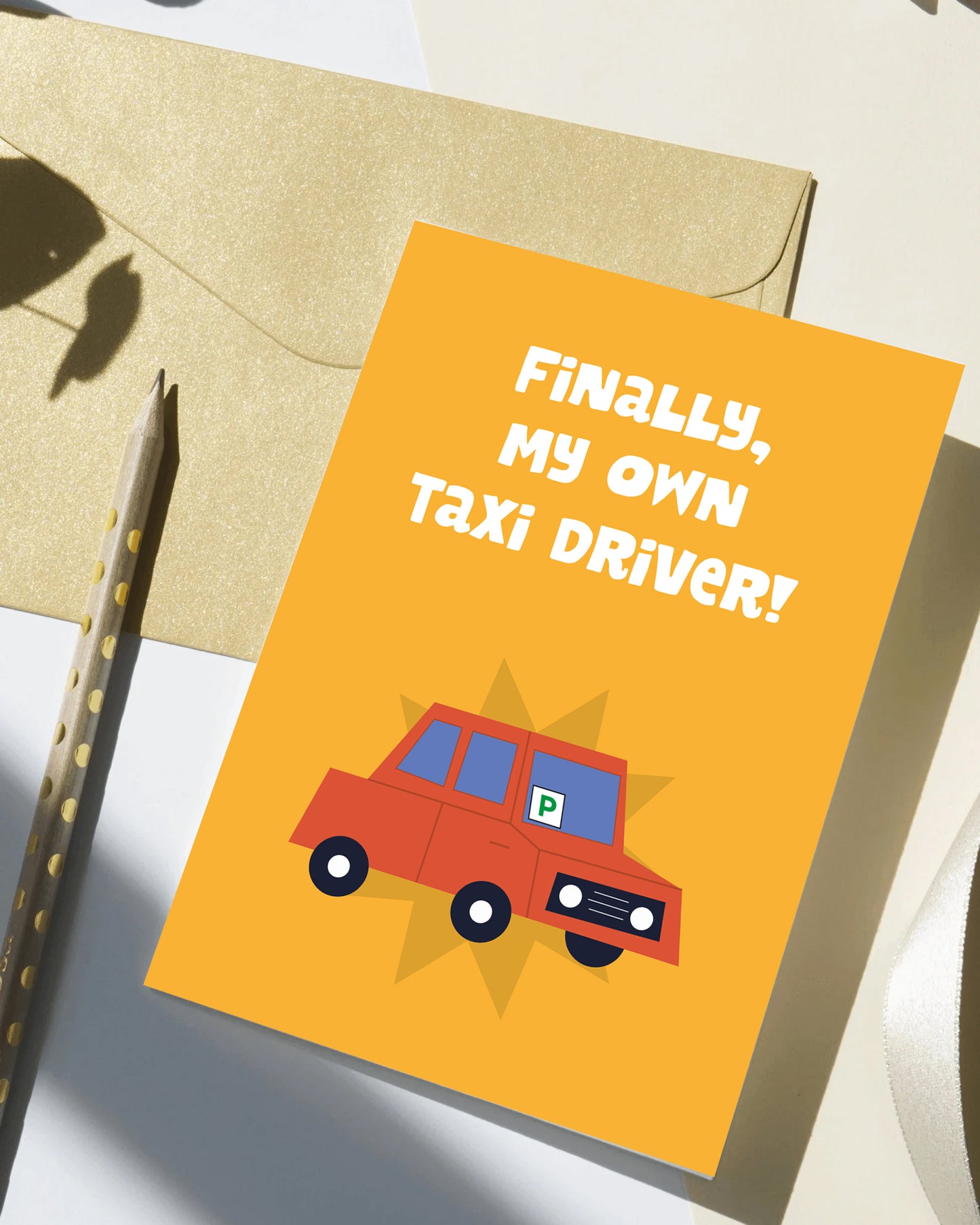 Finally, my own Taxi Driver! Greeting Card