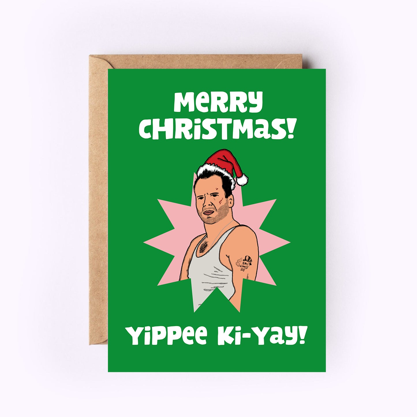Merry Christmas! Yippee Ki-Yay! Greeting Card