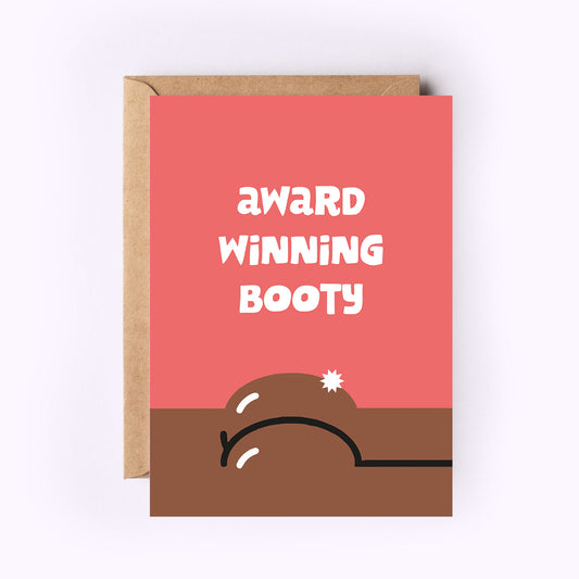 Award Winning Booty Greeting Card