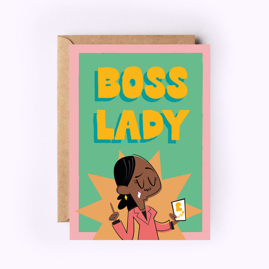 Boss Lady Greeting Card