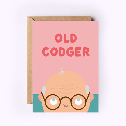 Old Codger Greeting Card