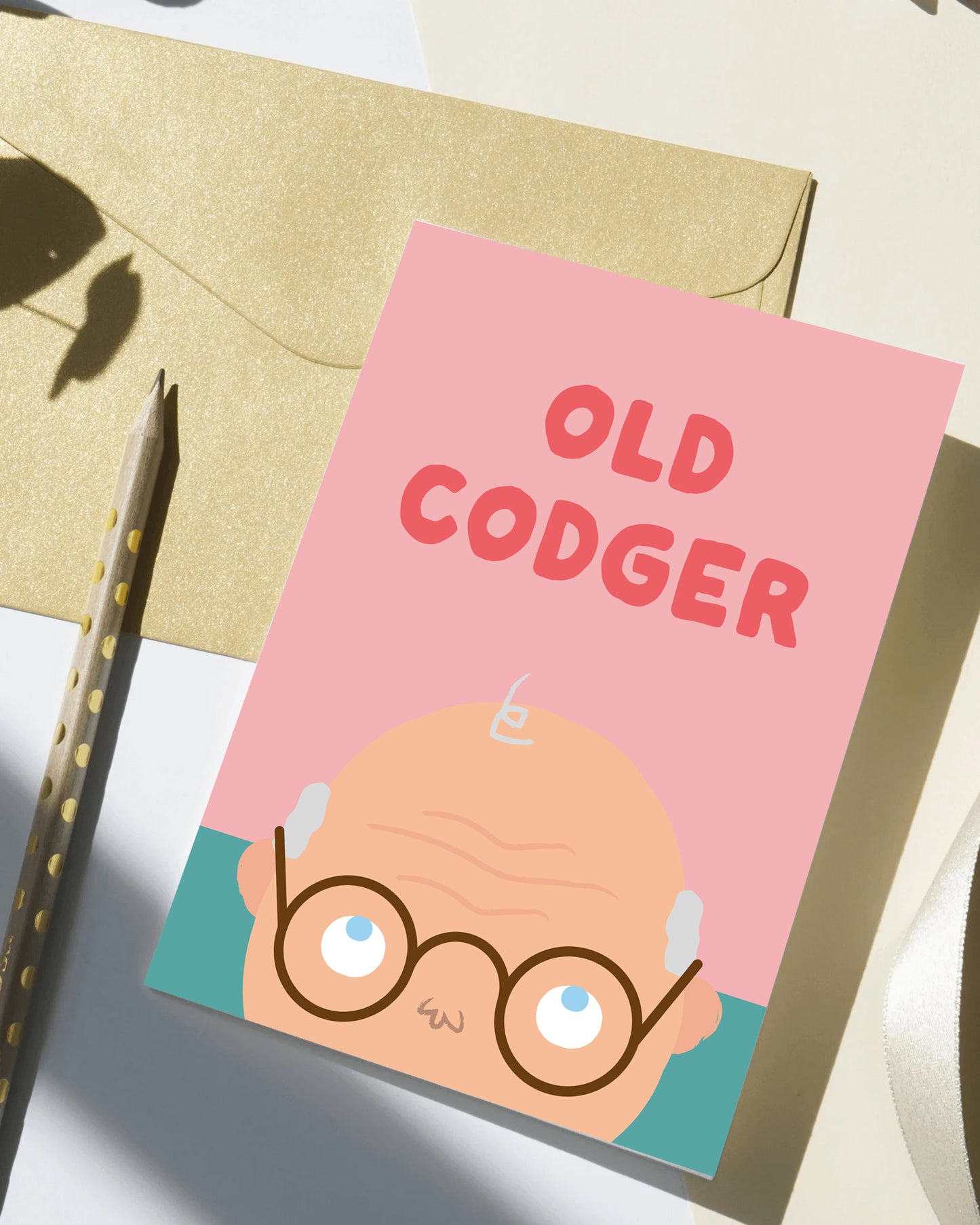 Old Codger Greeting Card
