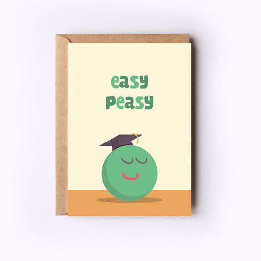 Easy Peasy Greeting Card